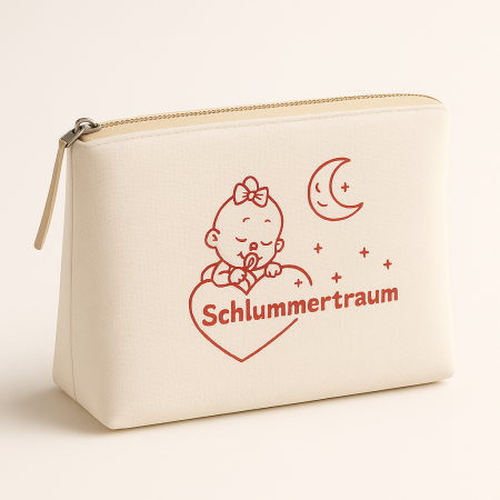 Toiletry Bag “Schlummertraum” – Compact, Sustainable & Lovingly Designed